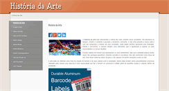 Desktop Screenshot of historia-da-arte.info